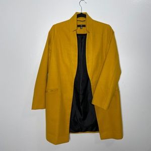 Boohoo Mustard Work Blazer